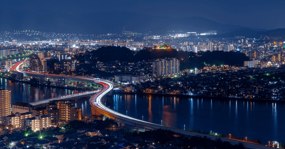 福岡塔 福岡夜景